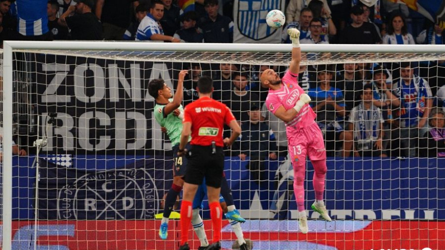 El portero del Espanyol salvó a su equipo