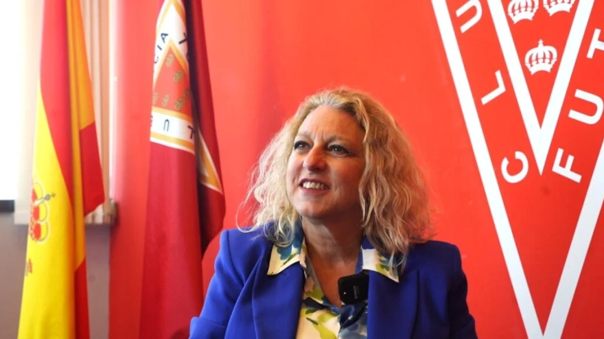 María del Mar Carrillo, presidenta del fútbol base y femenino del Real Murcia