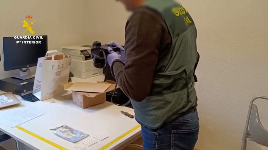 Un instante de la investigación en Zamora