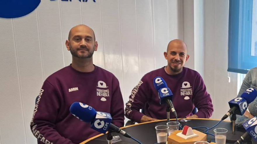 Amin Sáez e Iván Aledo en COPE Dénia Marina Alta