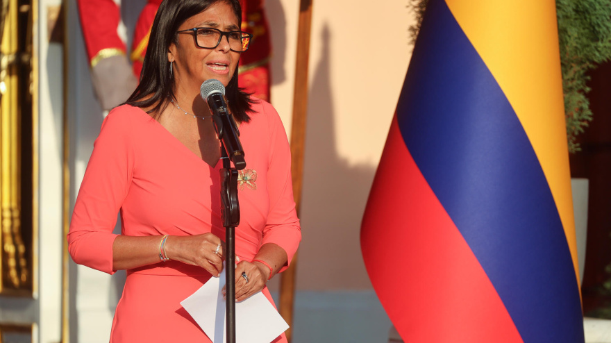 La mandataria encargada de Venezuela, Delcy Rodríguez
