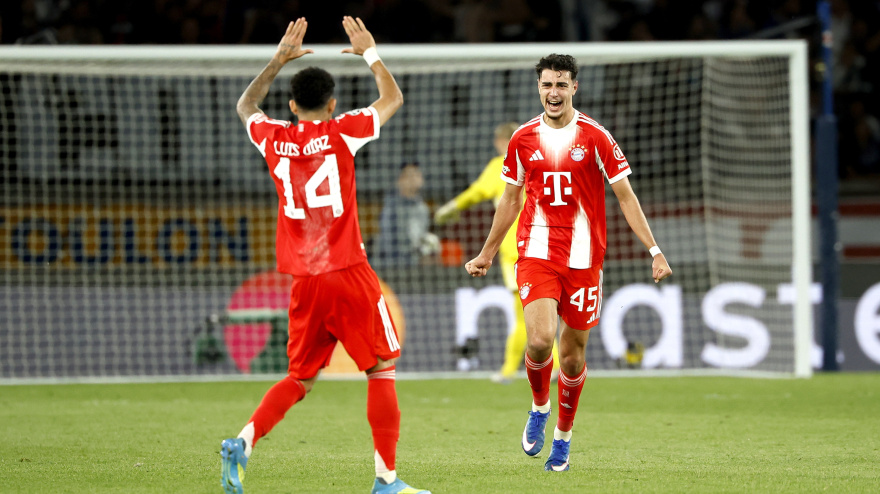 Luis Díaz tras marcar su gol en el PSG - Bayern de semis de Champions