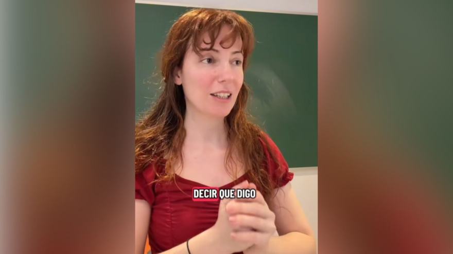 Beatriz Sarrión, una docente española