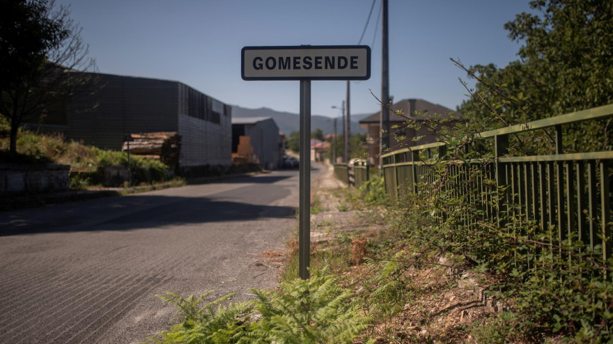 Entrada a la localidad de Gomesende