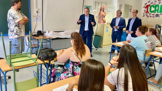 Una clase de FP en un centro educativo de Andalucía