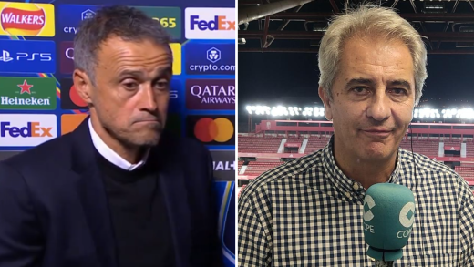 Luis Enrique y Manolo Lama