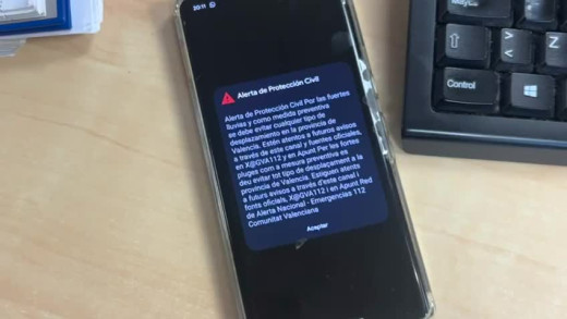 Video de la alerta masiva enviada por emergencias
