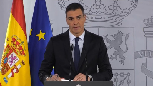 Declaración institucional del presidente del Gobierno, Pedro Sánchez