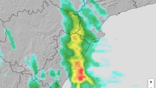 El modelo Harmonie-Arome pronostica fuertes lluvias durante la próxima noche en Castellón