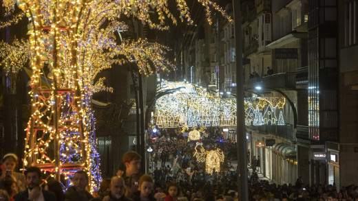 Encendido de las luces de Navidad de Vigo 2024