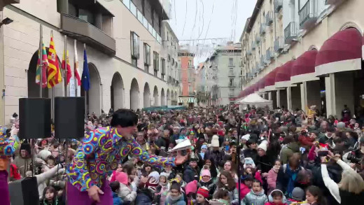 Actuación de las campanadas infantiles