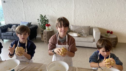 Técnicas de amasado en el Taller Chef de COPE Coruña y Sanbrandán