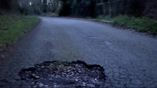 El acceso desde estrada de Ombreiro, fatal