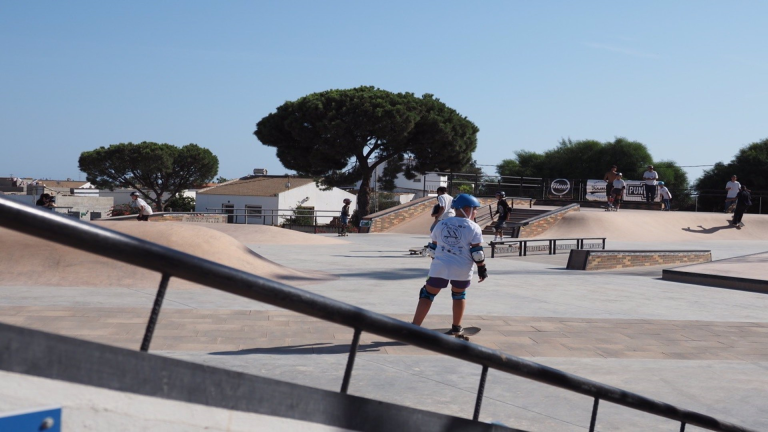 Patinador en Palos de la Frontera