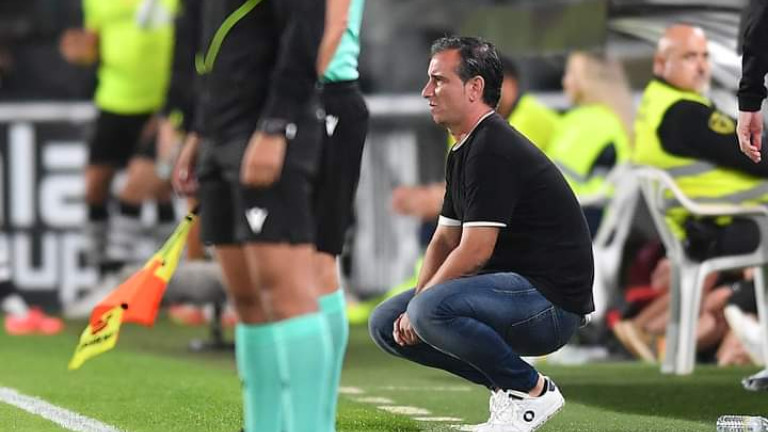 Jandro durante el partido ante el Elche