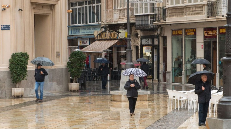 Imagen de lluvia en Cartagena