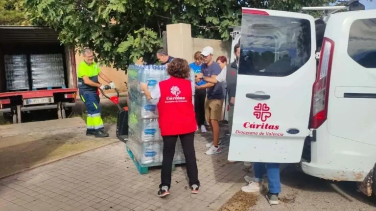 Cáritas Coria-Cáceres ayuda a los afectados por la DANA