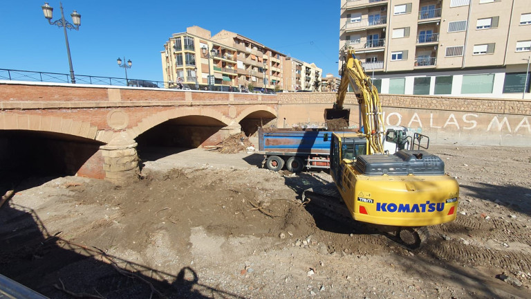 Trabajos en la Avenida de Buenos Aires