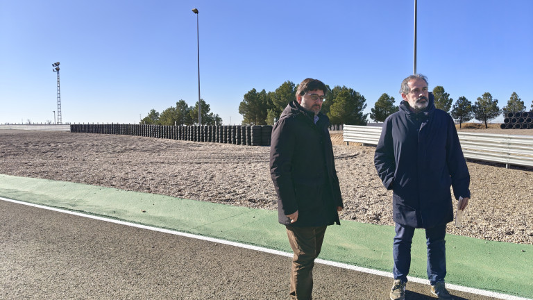 Paco Navarro y Andrés Somolinos, en el Circuito de Albacete