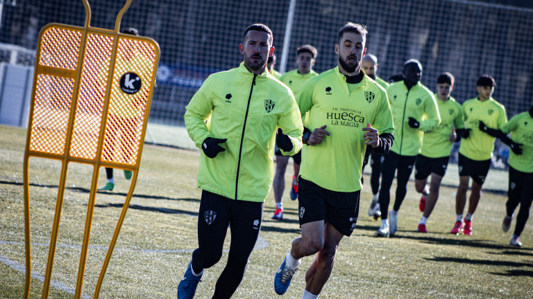 Entrenamiento del Huesca