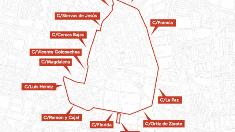 Delimitación de la Zona de Bajas Emisiones de Vitoria