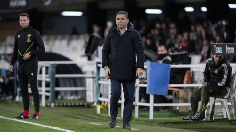 Javi Calleja durante el partido en Cartagena