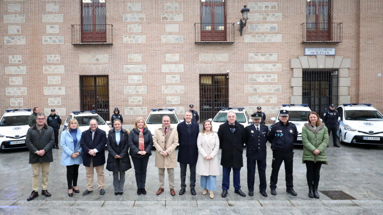 Talavera recibe del Ayuntamiento siete vehículos para policía local