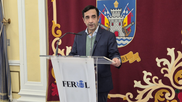 El alcalde de Ferrol este lunes tras la celebración de la Junta de gobierno