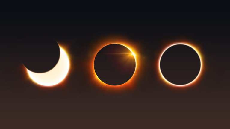 Fases del eclipse total