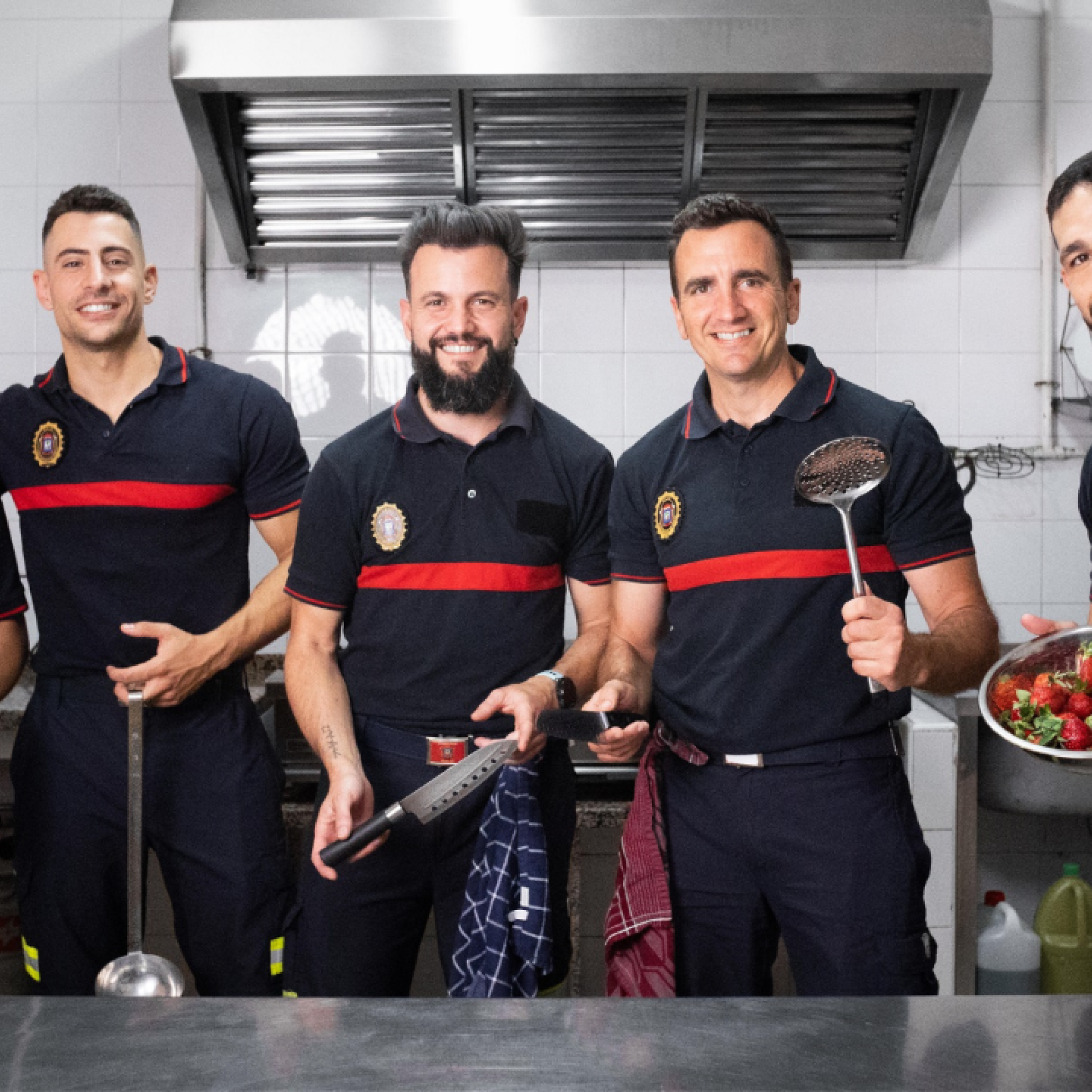 No le des la espalda al fuego, el consejo de los 'Bomberos Cocineros'