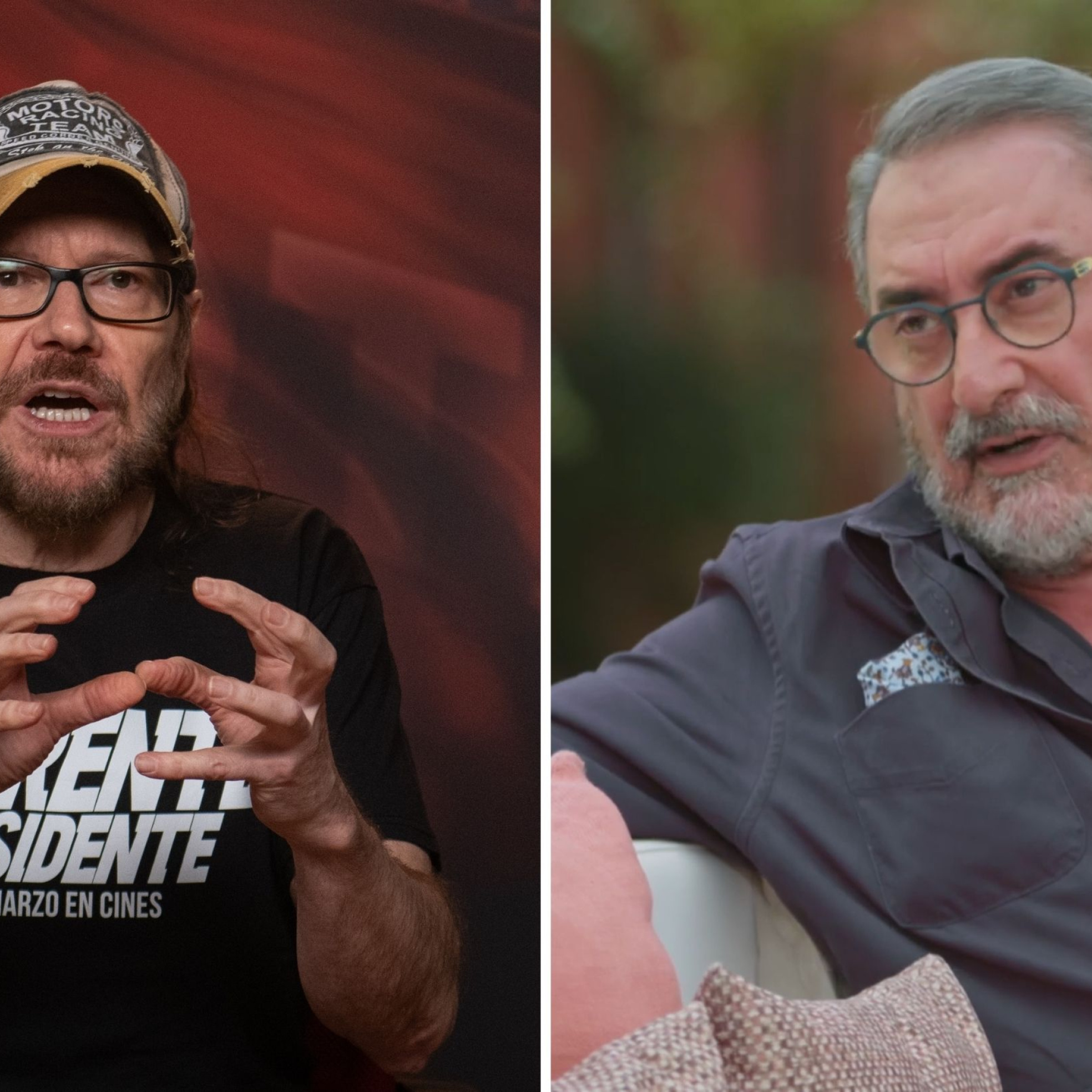 Santiago Segura, sobre el cameo de Carlos Herrera en 'Torrente Presidente': "Tuvo que repetir. Acabamos la secuencia y dijo que esto no era lo suyo"