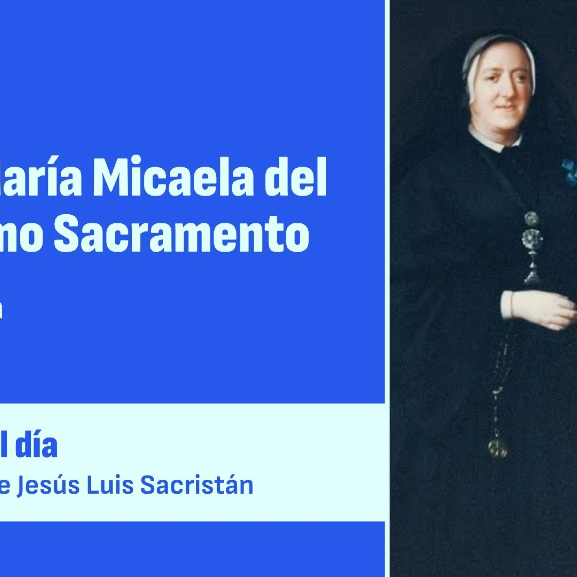 Santa María Micaela del Santísimo Sacramento episode artwork