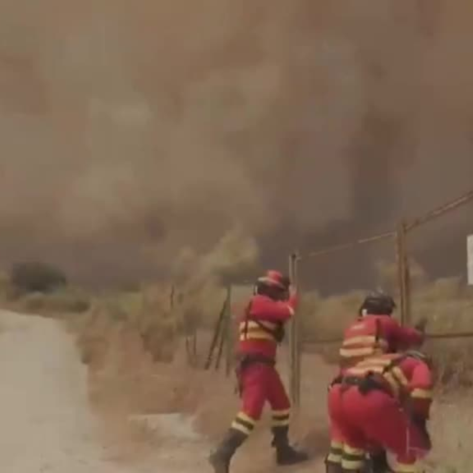 Jaime Peral, alcalde de Navas del Rey, ante el avance del fuego: "La situación es de llorar"
