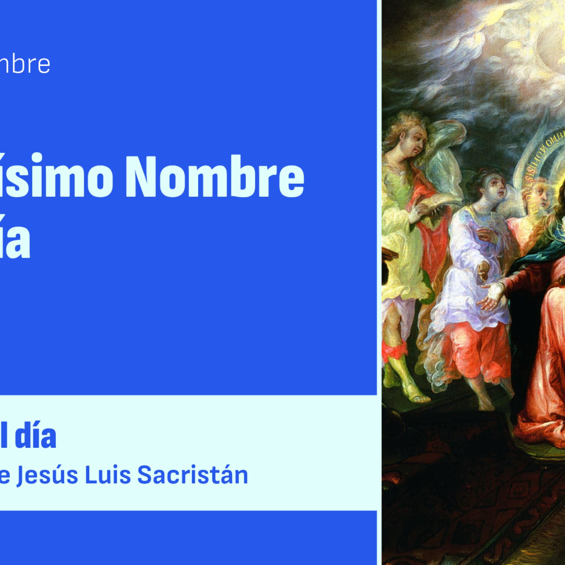 El Dulcísimo Nombre de María