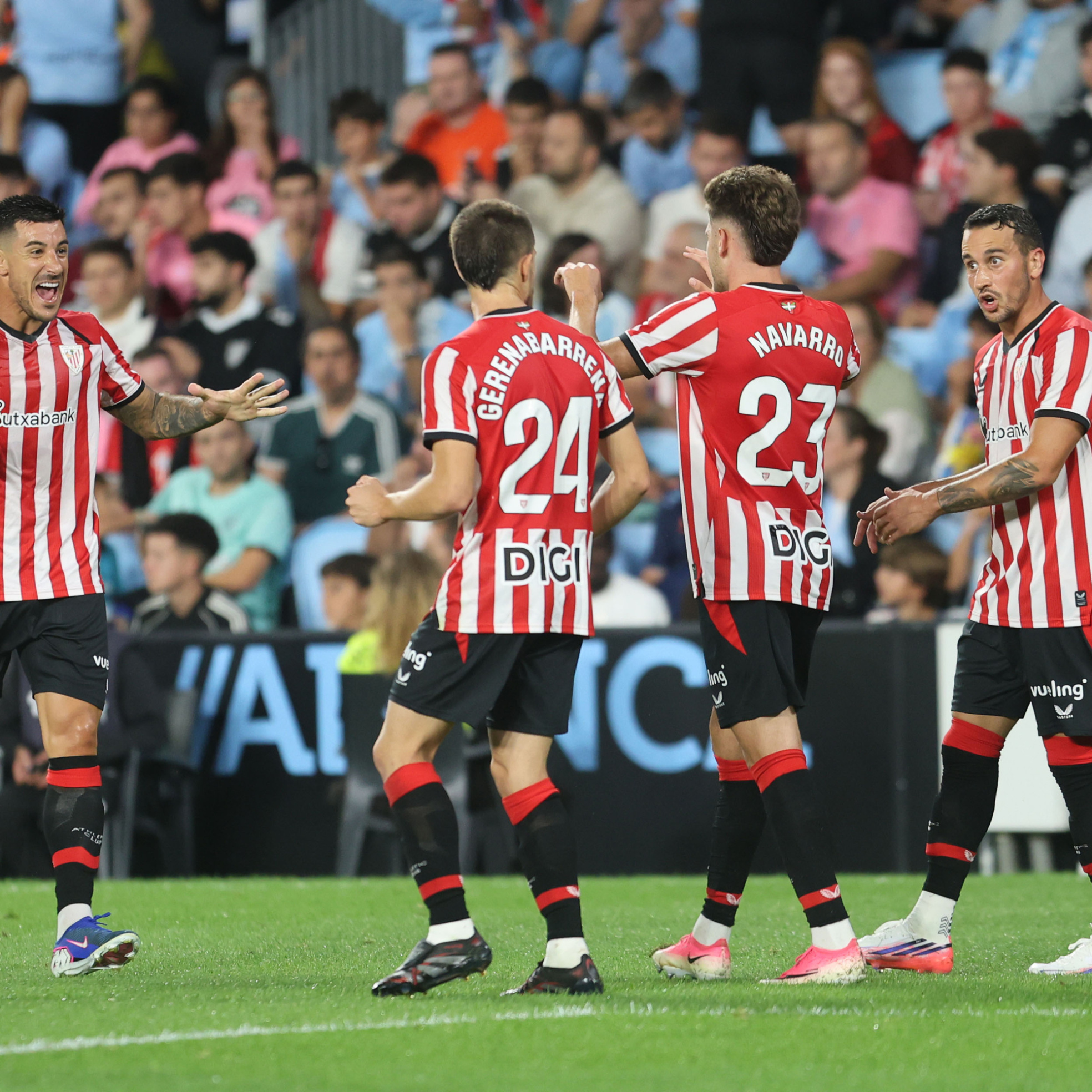 Gol de Robert Navarro (Celta, 0 - Athletic, 2)