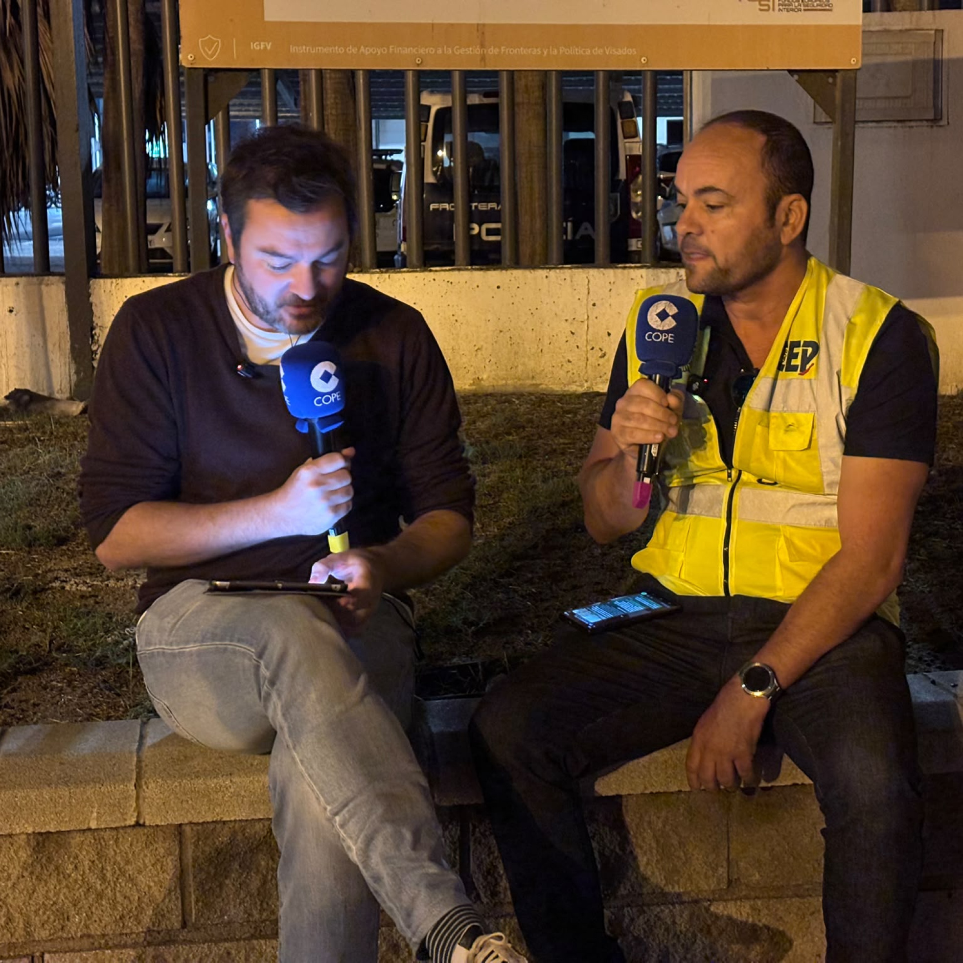 Milud Dris, policía en Melilla: "La diferencia con Ceuta es que, en el perímetro con Marruecos, terminamos con un puerto con un control de acceso. Eso limita que una persona pueda deambular libremente"