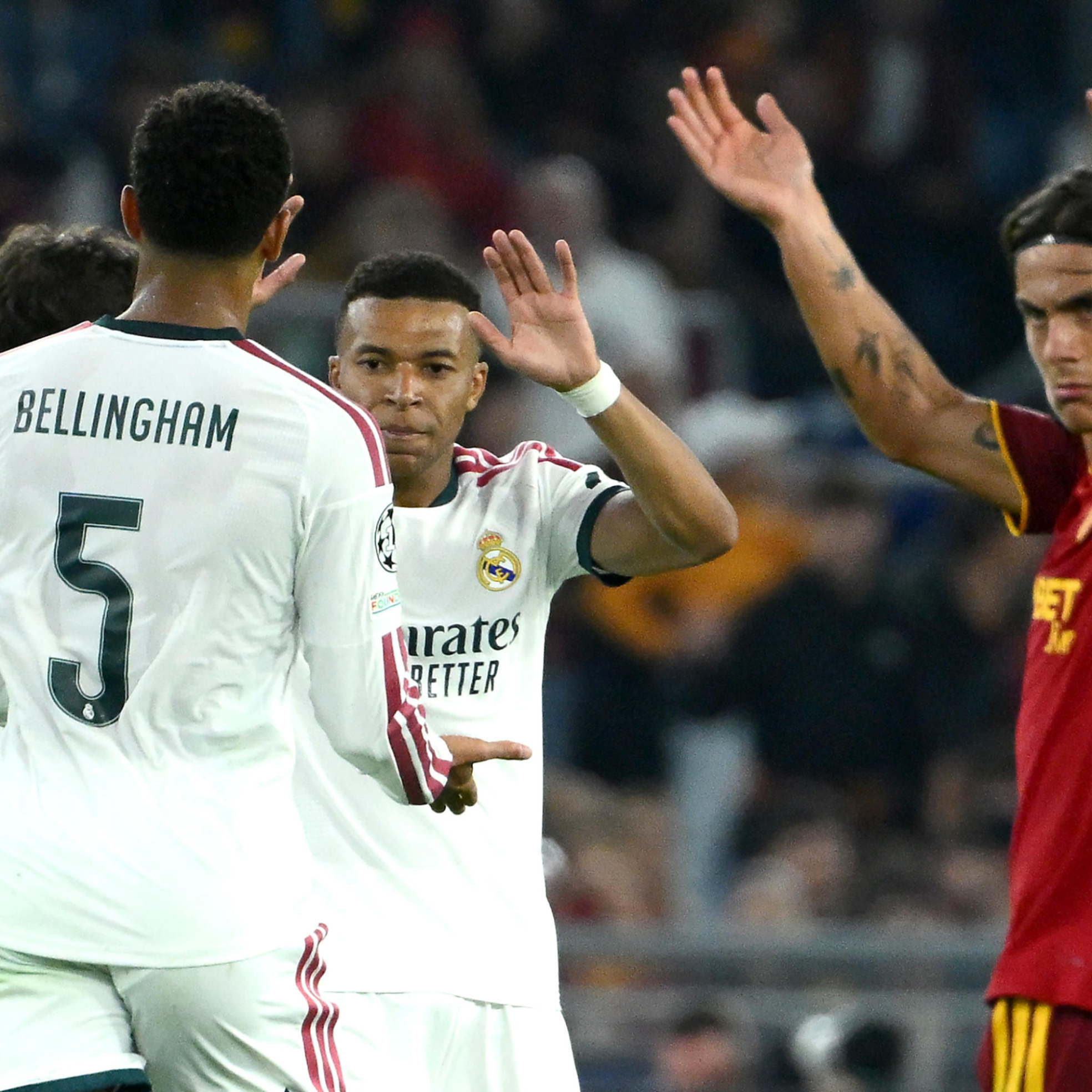 Gol de Mbappé (Roma, 1 - Real Madrid, 1)