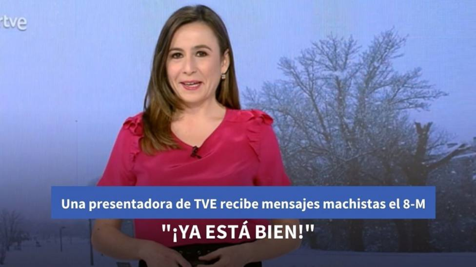 Silvia Laplana, presentadora del tiempo en TVE, denuncia un mensaje  machista en pleno 8-M: 