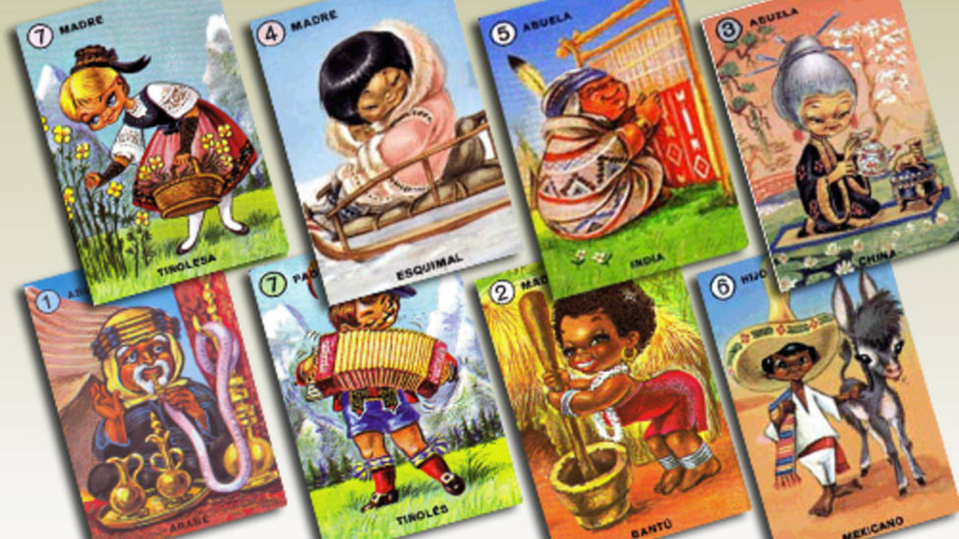 la familia juego de cartas