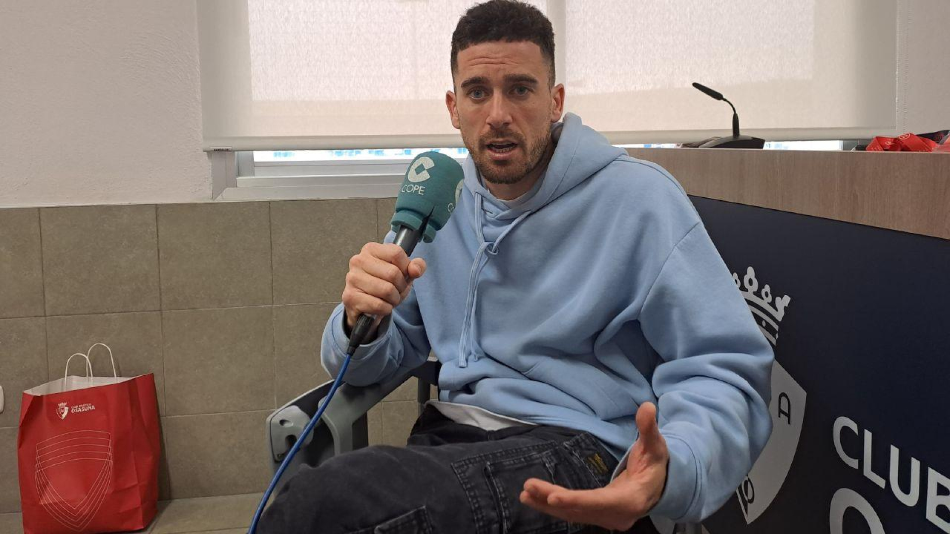 Kike Barja, capitán de Osasuna: 
