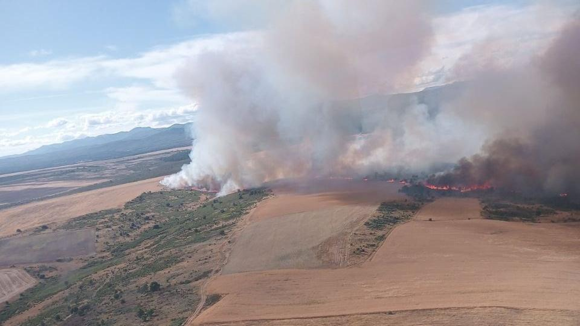 Investigado un agricultor por el incendio forestal declarado en Ferreras de Cepeda (León)