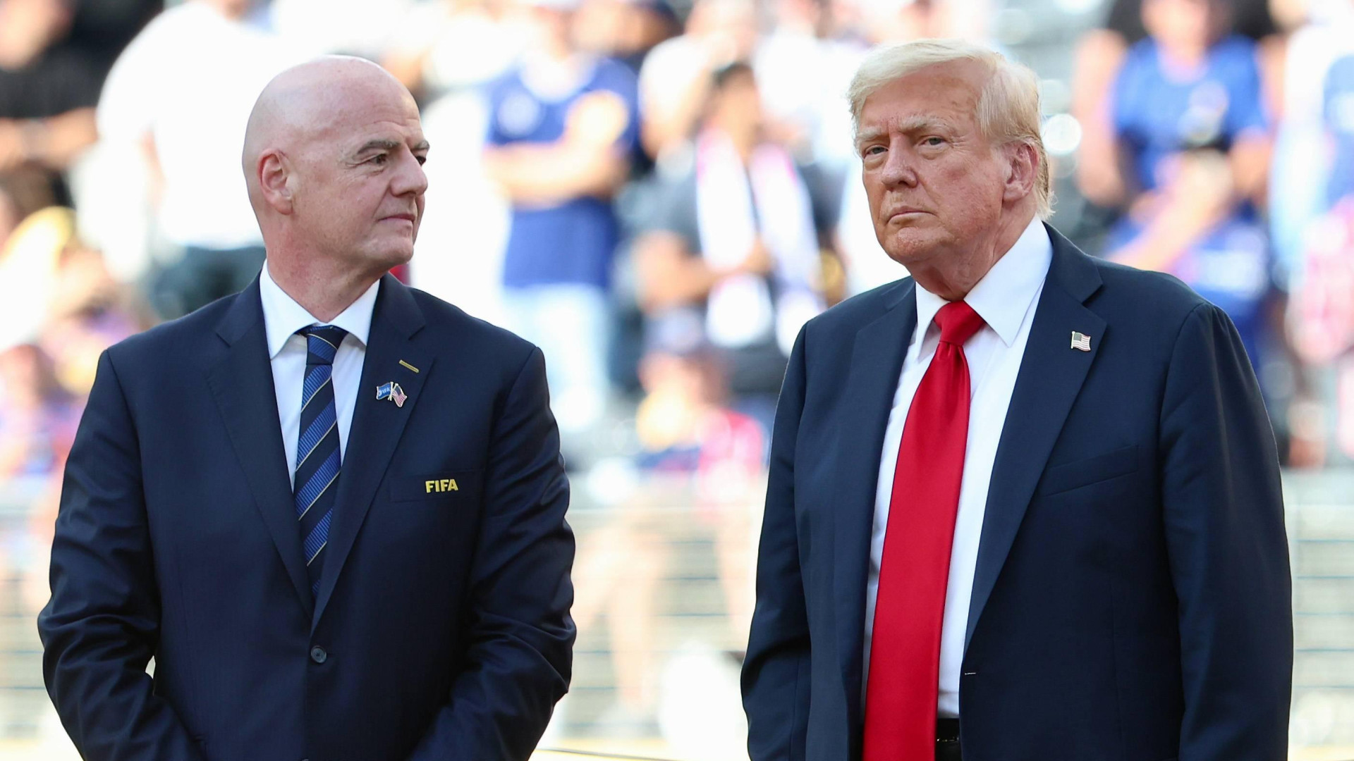 Infantino: "Sin el presidente Trump, no habría paz"