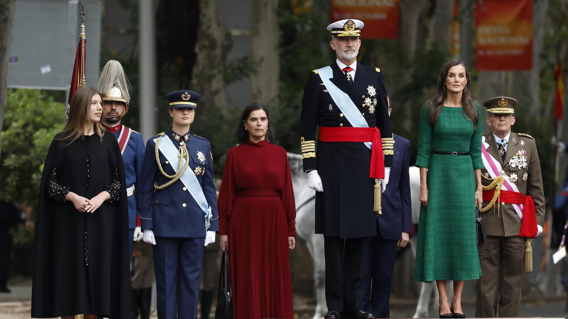 Llegan los Reyes al desfile del 12 de octubre en el que van a participar 4.000 militares