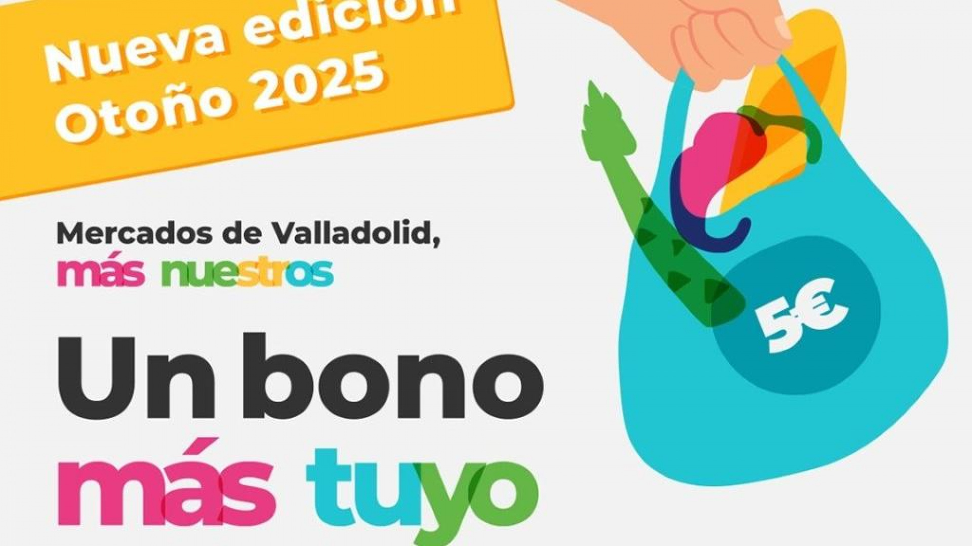 Consigue 5 euros de descuento en tu compra: así puedes beneficiarte de los Bonos Mercado de Valladolid