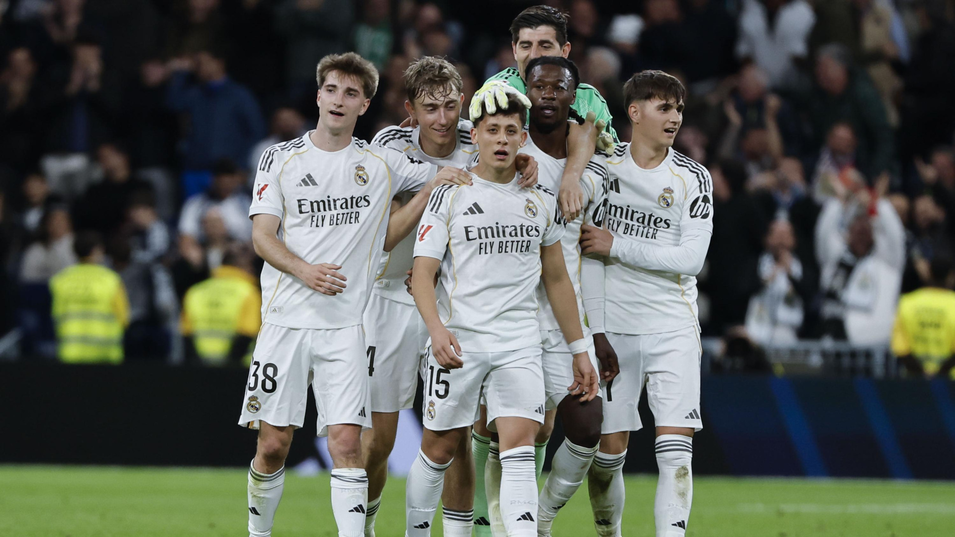 "Ha nacido una quinta, y a lo mejor un día recordamos este partido como el origen de la 'Quinta de Thiago o de Palacios'"