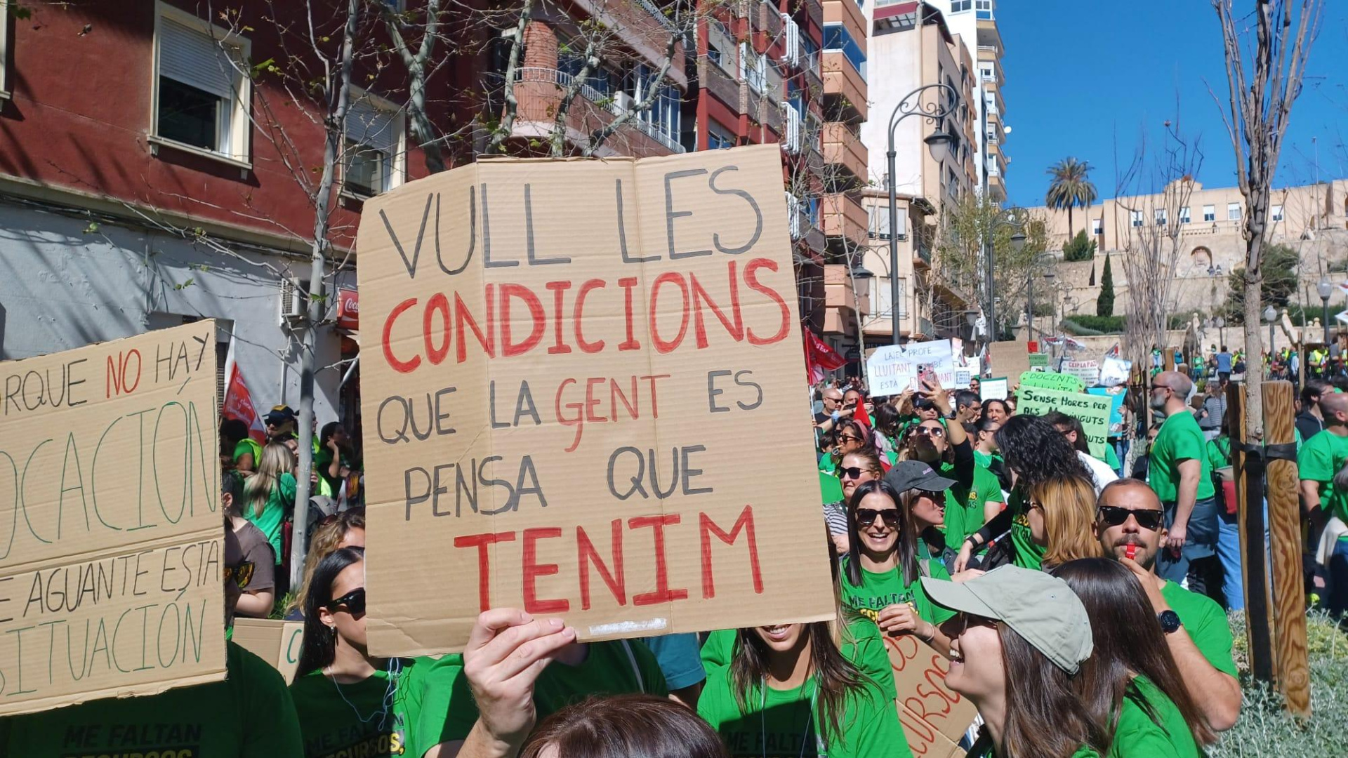La educación valenciana se asoma a la huelga indefinida por la falta de acuerdo con la Generalitat