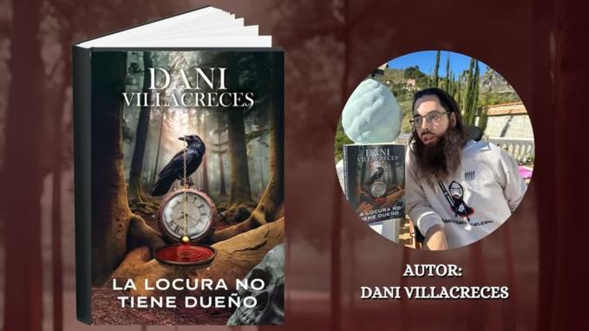 Dani Villacreces fusiona novela negra y salud mental en un libro con fin solidario