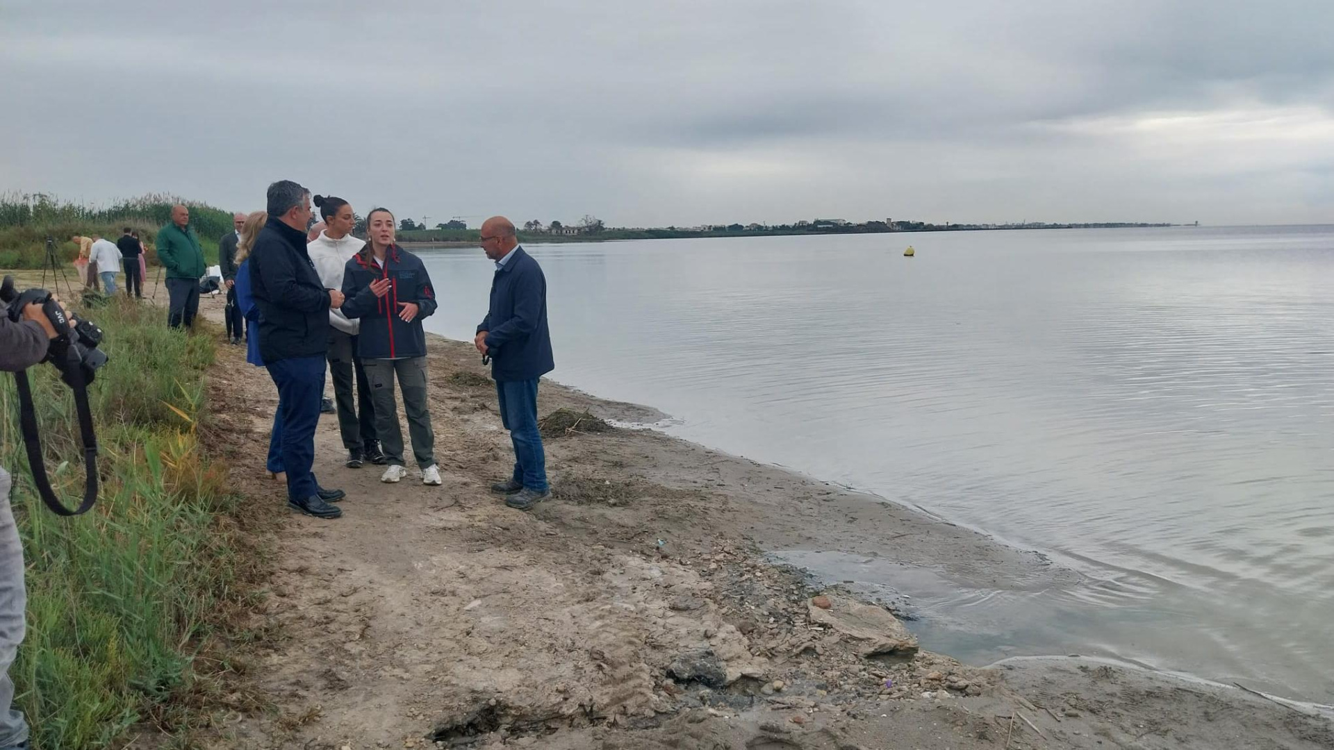 El Mar Menor recibe medio hectómetro cúbico de agua por las lluvias torrenciales