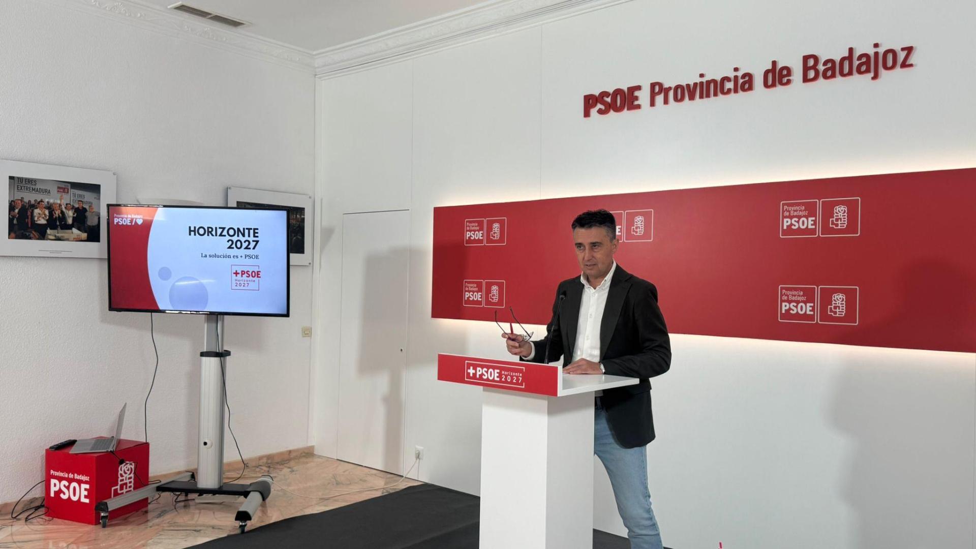 El PSOE de la provincia de Badajoz presenta su nueva estrategia “Horizonte 2027: La solución es más PSOE” para afrontar el nuevo ciclo político