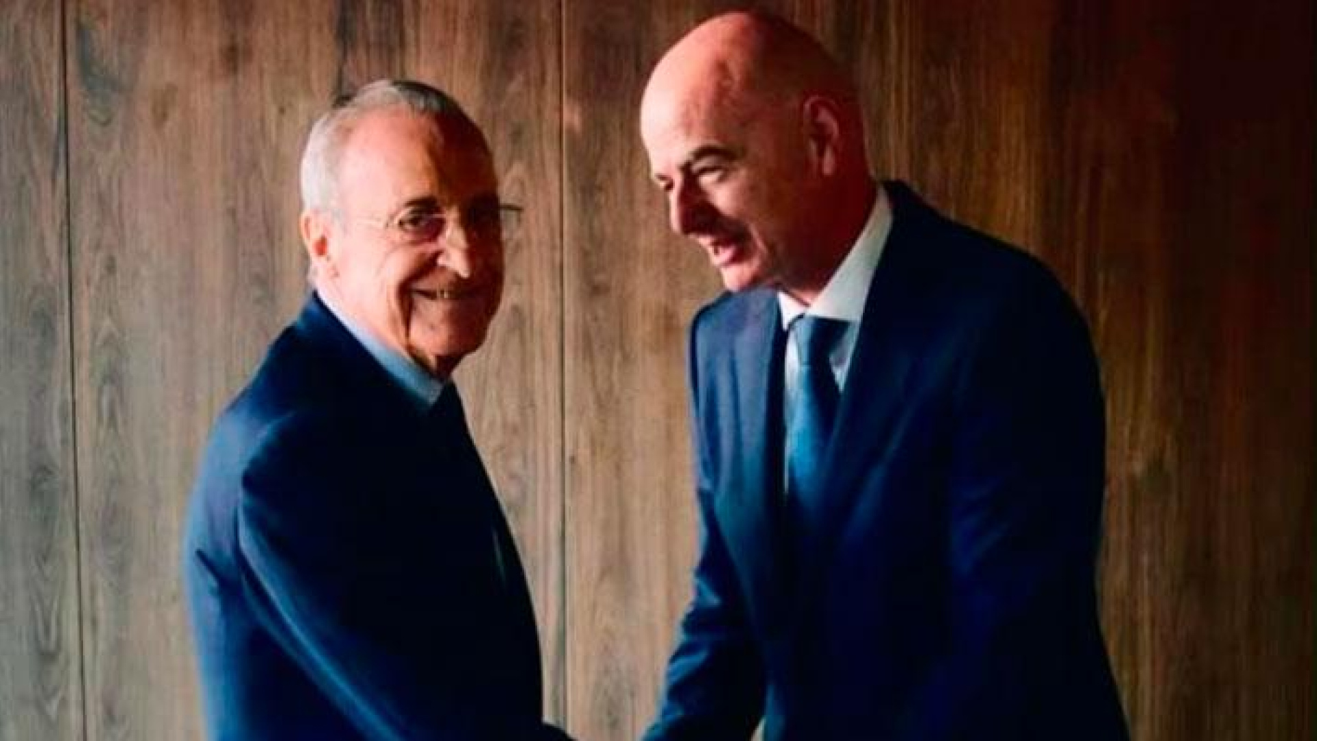 Infantino se rinde a Florentino Pérez: 